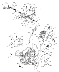 Part Location Diagram of 919-04163 Cub Cadet Housing Assembly, Reverse Flow
